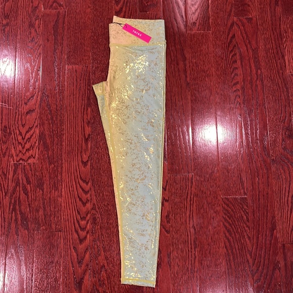 NWT Terez Fantasy Balayage Foil-Print Leggings - Picture 7 of 7